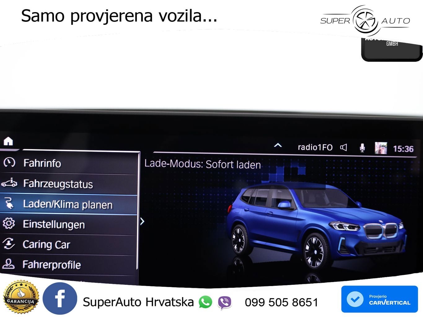 BMW iX3 80 kWh (286 KS) M Sport LED+GR SJED+ACC