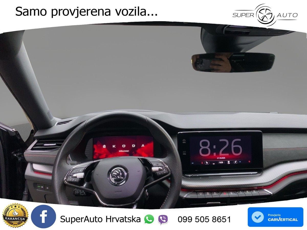 Škoda Octavia Combi RS 2.0 TSI (245 KS) LED+GR SJED+ACC
