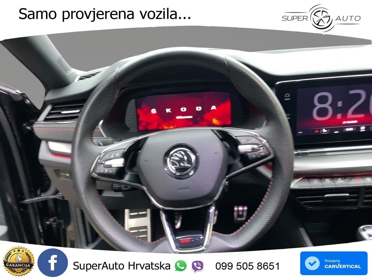 Škoda Octavia Combi RS 2.0 TSI (245 KS) LED+GR SJED+ACC