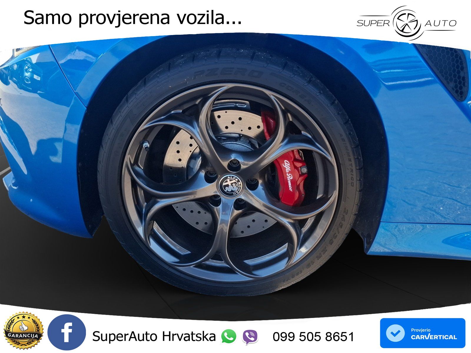 Alfa Romeo Giulia Quadrifoglio 2.9 V6 Bi-Turbo (520 KS) Automatic LED+GR SJED+ACC