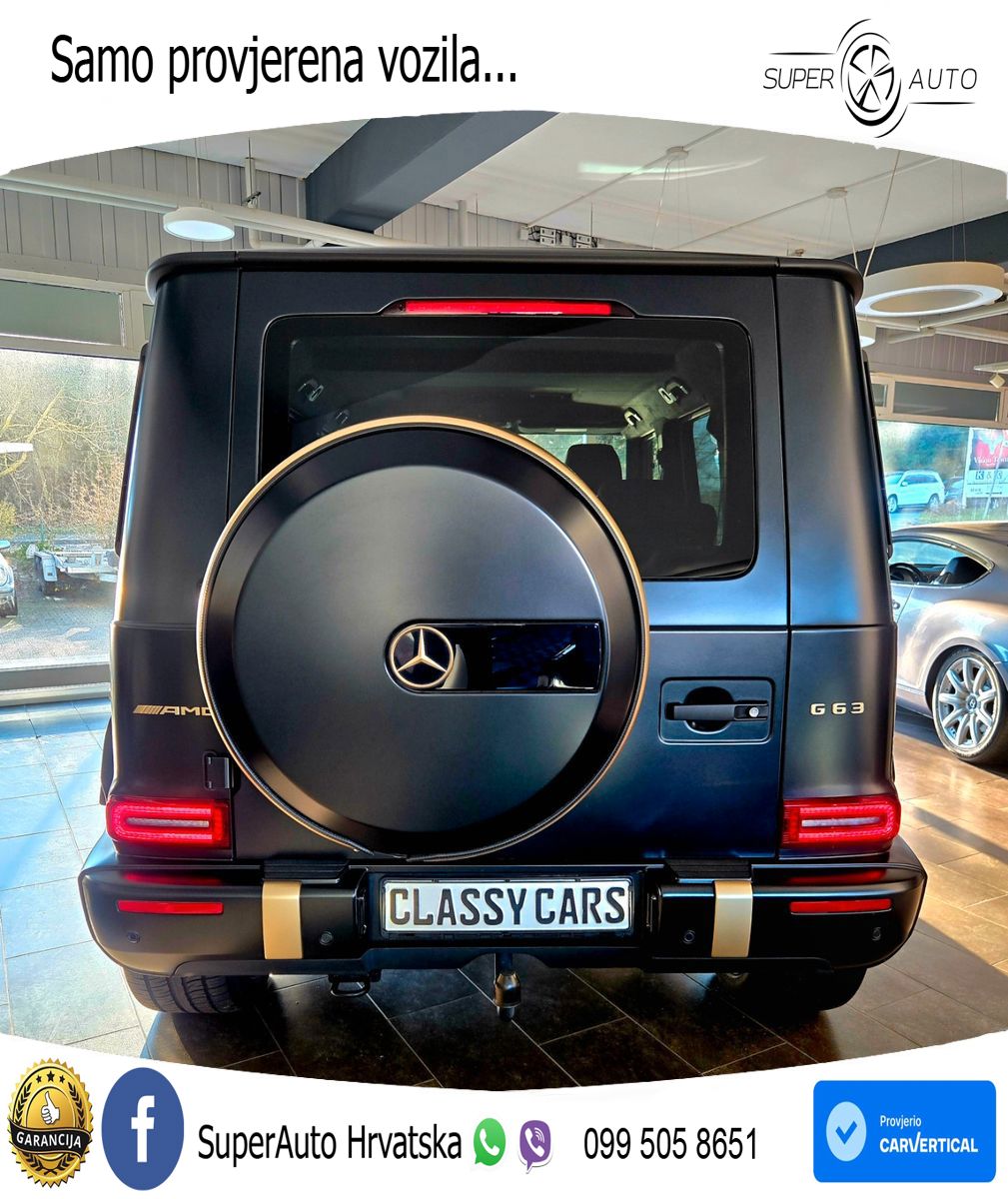 Mercedes AMG G 63 Long V8 (585 KS) 4MATIC 9G-TRONIC AMG SPEEDSHIFT TCT LED+GR SJED+ACC