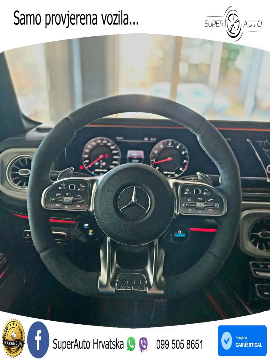 Mercedes AMG G 63 Long V8 (585 KS) 4MATIC 9G-TRONIC AMG SPEEDSHIFT TCT LED+GR SJED+ACC