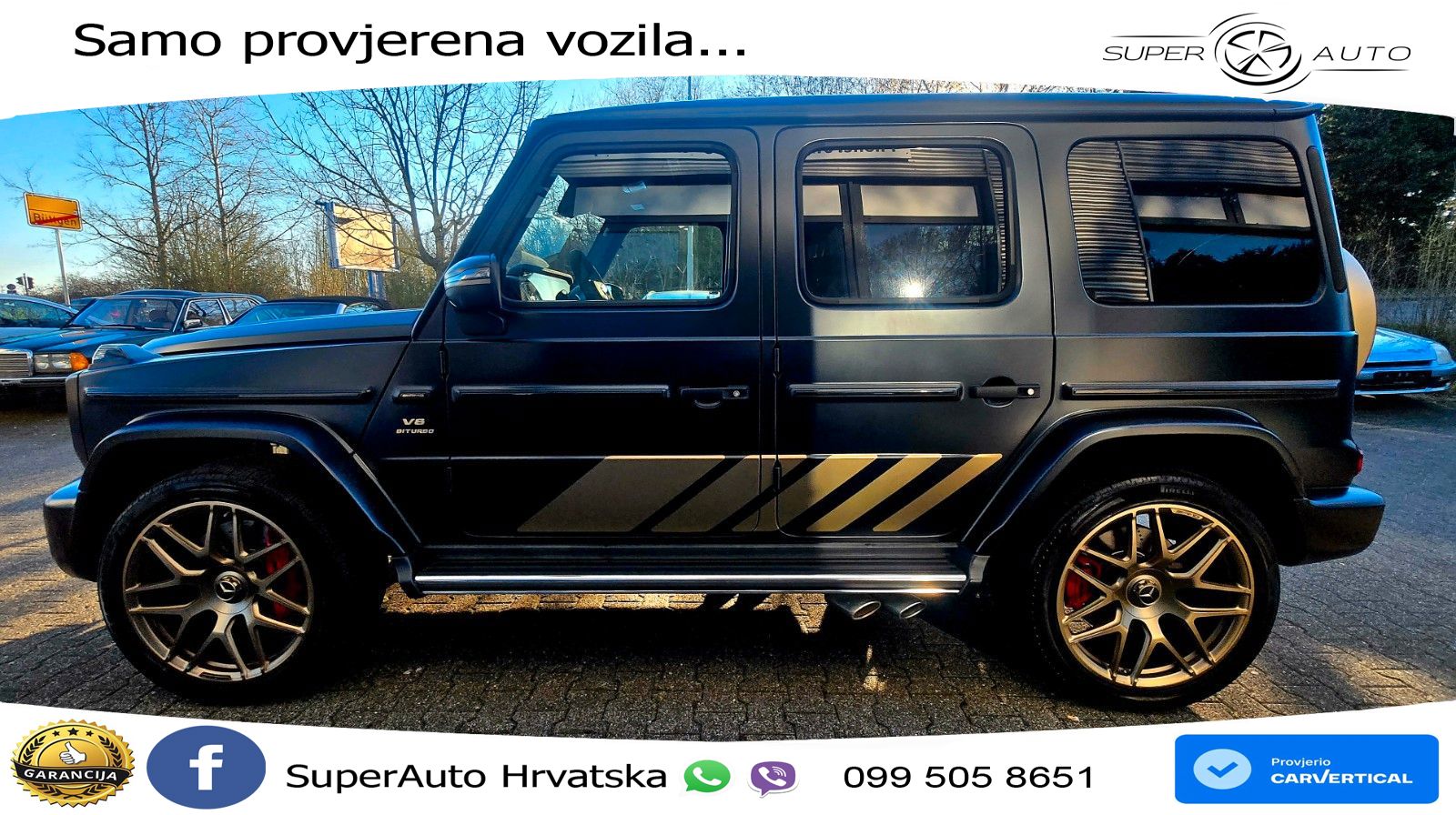 Mercedes AMG G 63 Long V8 (585 KS) 4MATIC 9G-TRONIC AMG SPEEDSHIFT TCT LED+GR SJED+ACC