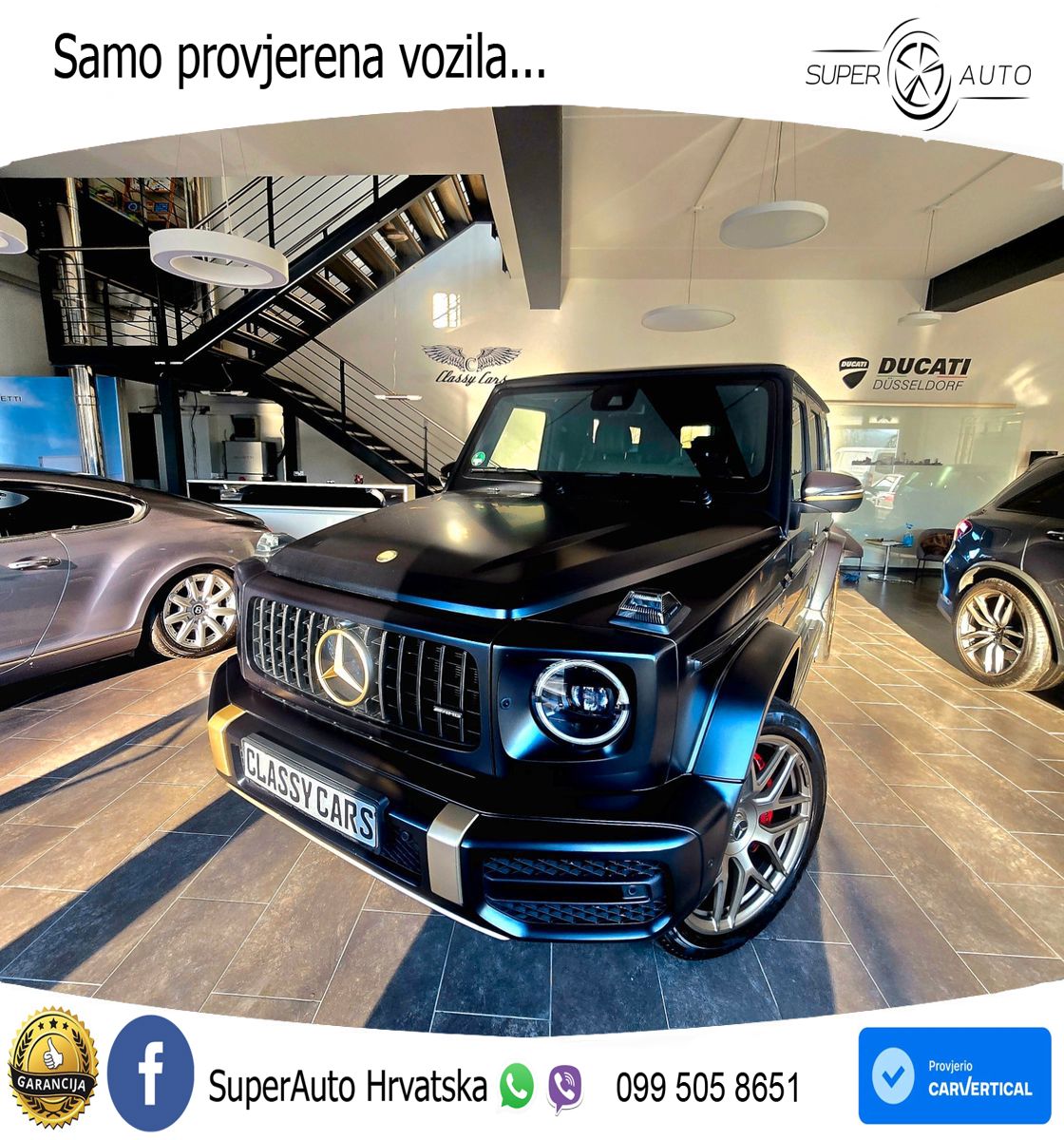 Mercedes AMG G 63 Long V8 (585 KS) 4MATIC 9G-TRONIC AMG SPEEDSHIFT TCT LED+GR SJED+ACC