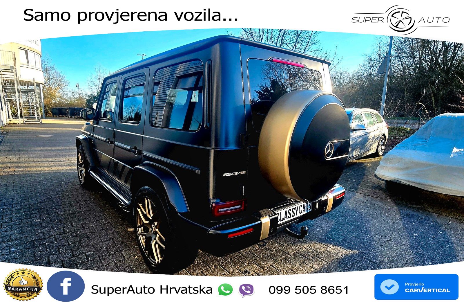 Mercedes AMG G 63 Long V8 (585 KS) 4MATIC 9G-TRONIC AMG SPEEDSHIFT TCT LED+GR SJED+ACC