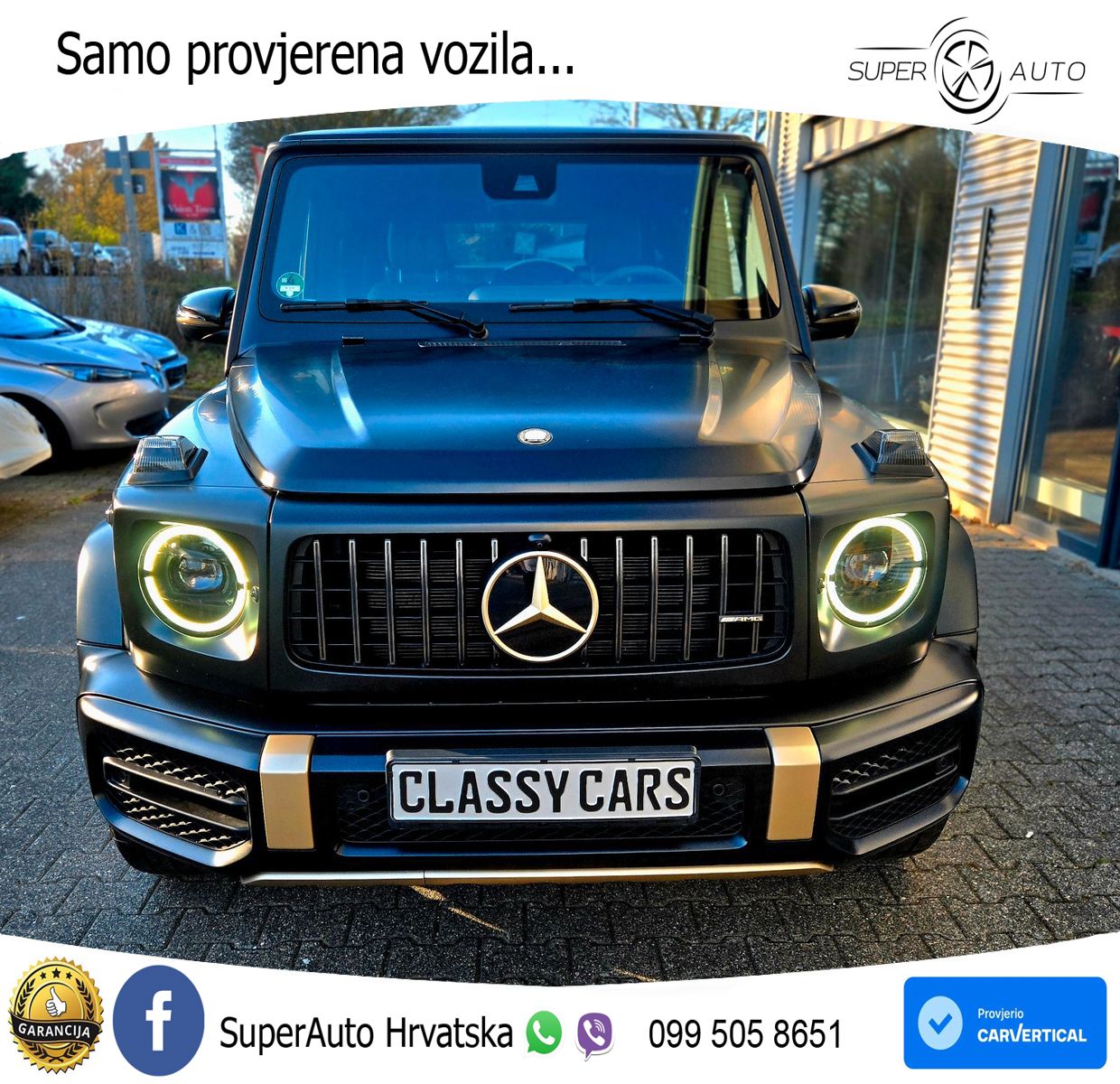 Mercedes AMG G 63 Long V8 (585 KS) 4MATIC 9G-TRONIC AMG SPEEDSHIFT TCT LED+GR SJED+ACC