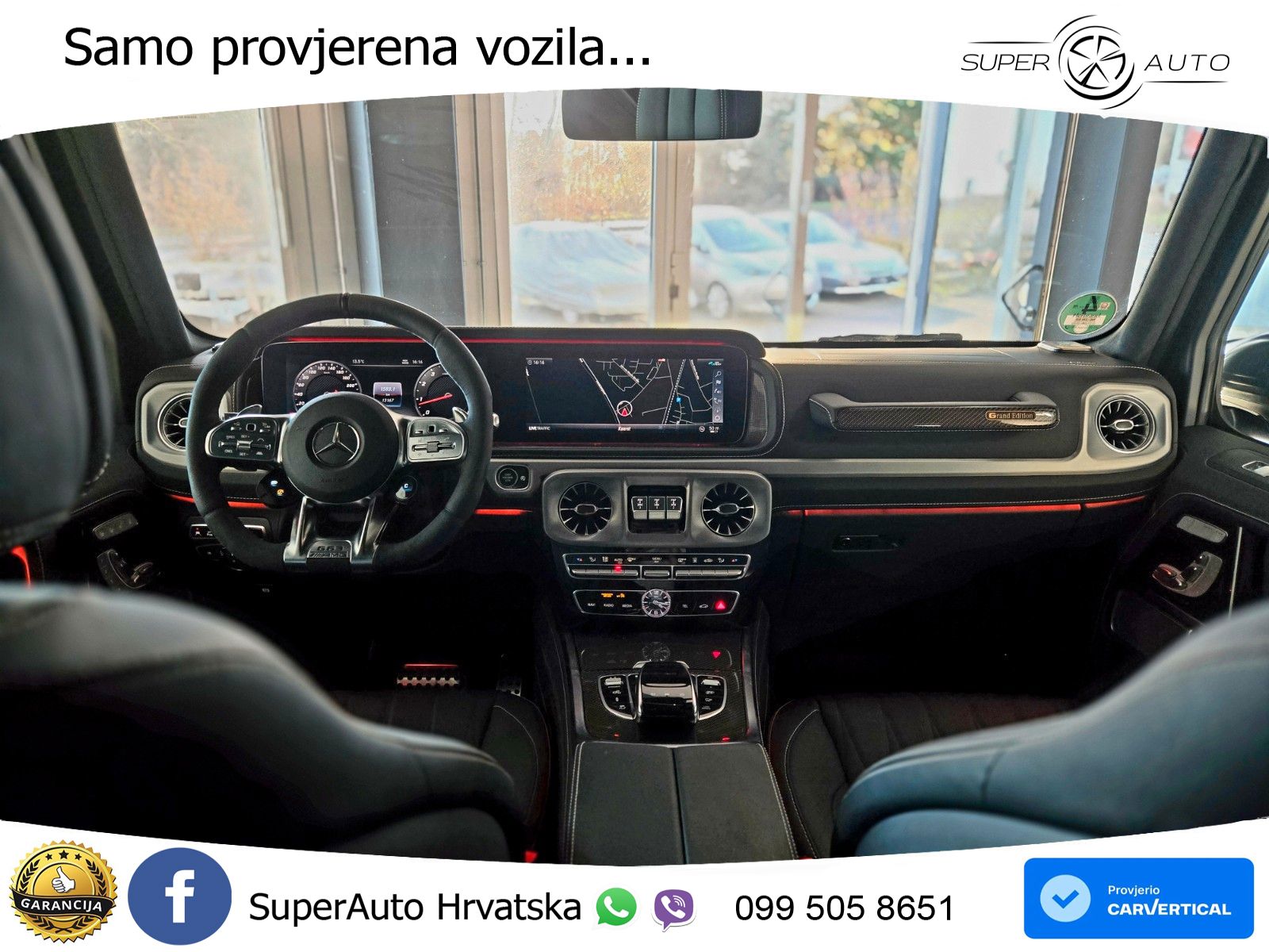 Mercedes AMG G 63 Long V8 (585 KS) 4MATIC 9G-TRONIC AMG SPEEDSHIFT TCT LED+GR SJED+ACC