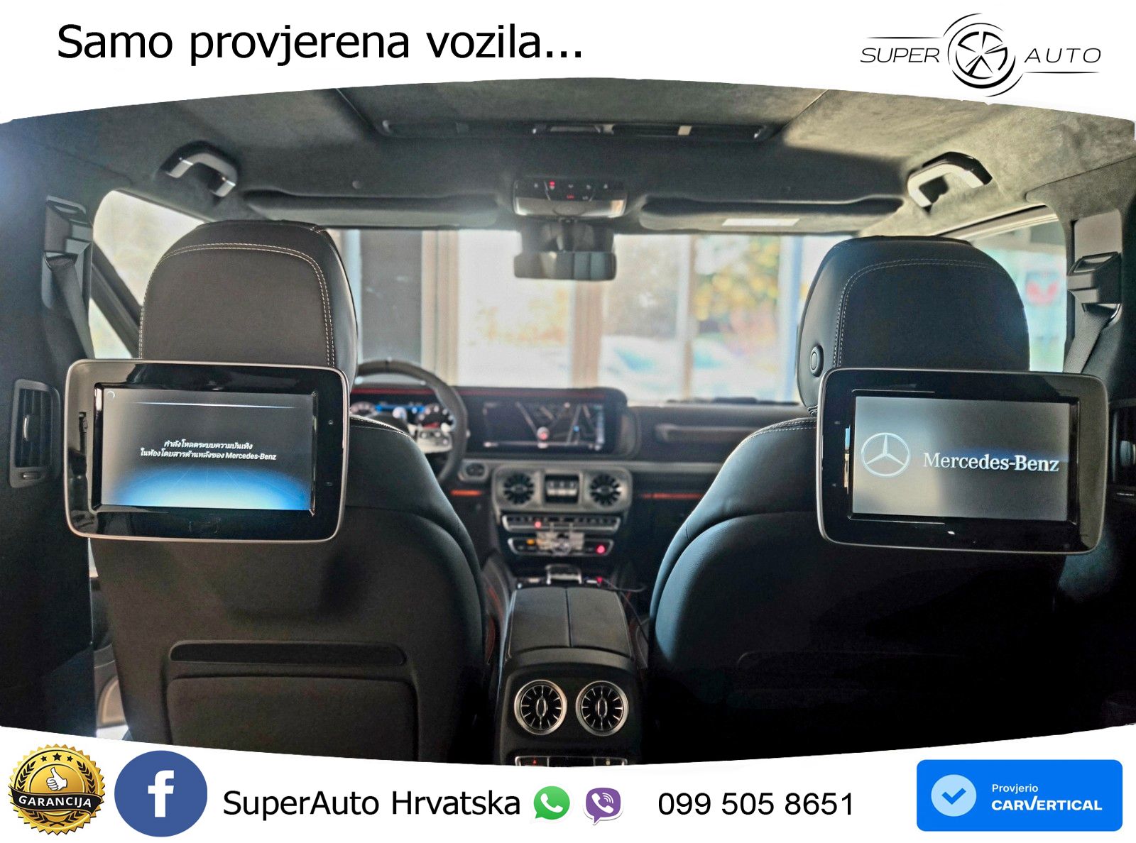 Mercedes AMG G 63 Long V8 (585 KS) 4MATIC 9G-TRONIC AMG SPEEDSHIFT TCT LED+GR SJED+ACC