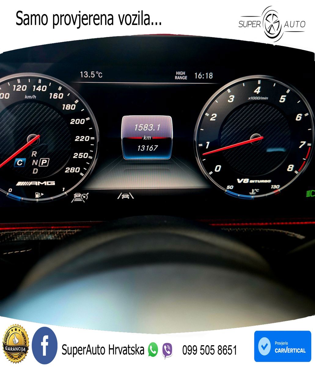 Mercedes AMG G 63 Long V8 (585 KS) 4MATIC 9G-TRONIC AMG SPEEDSHIFT TCT LED+GR SJED+ACC