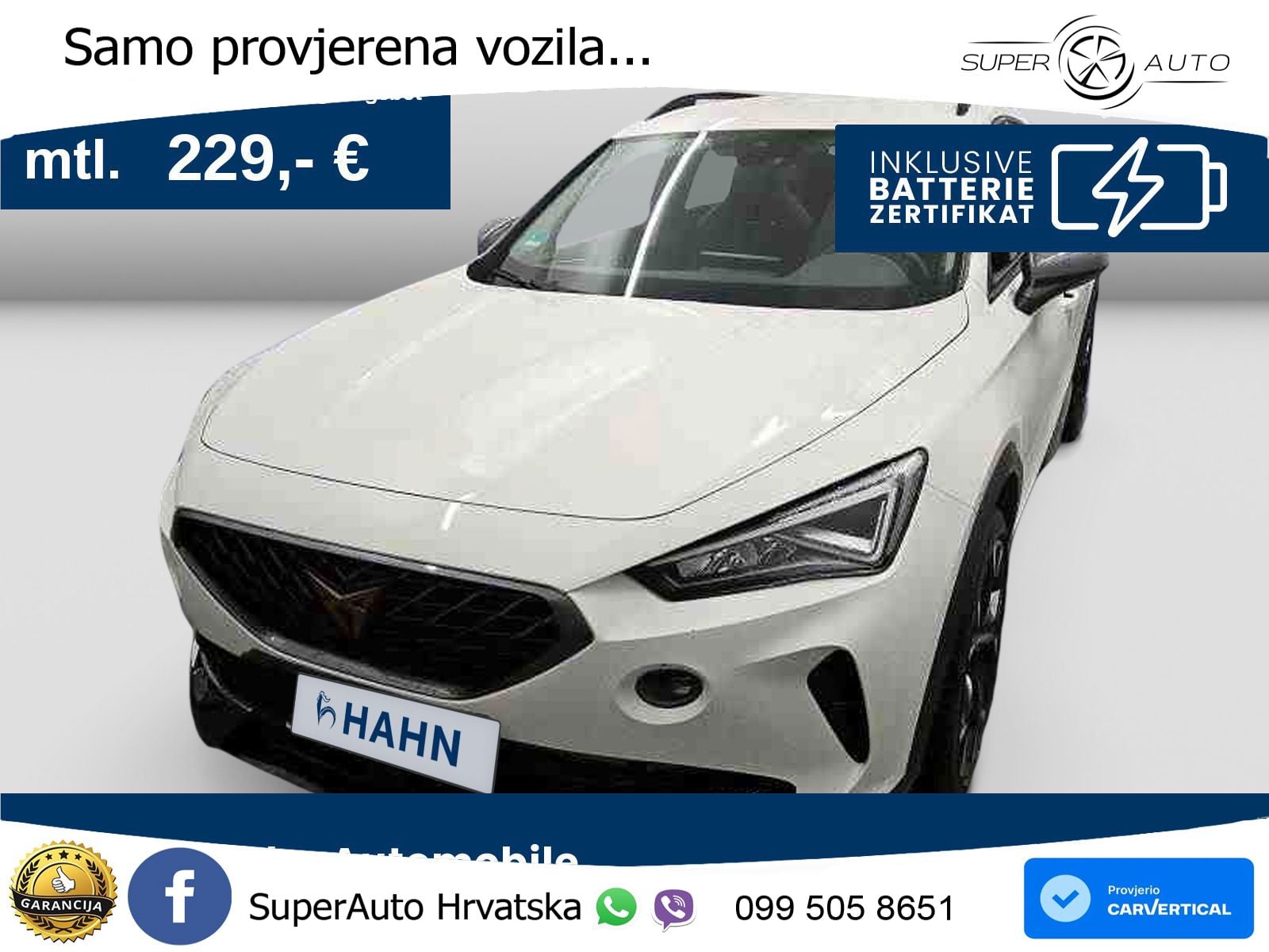Cupra Formentor 1.4 TSI (204 KS) e-Hybrid DSG LED+GR SJED+ACC