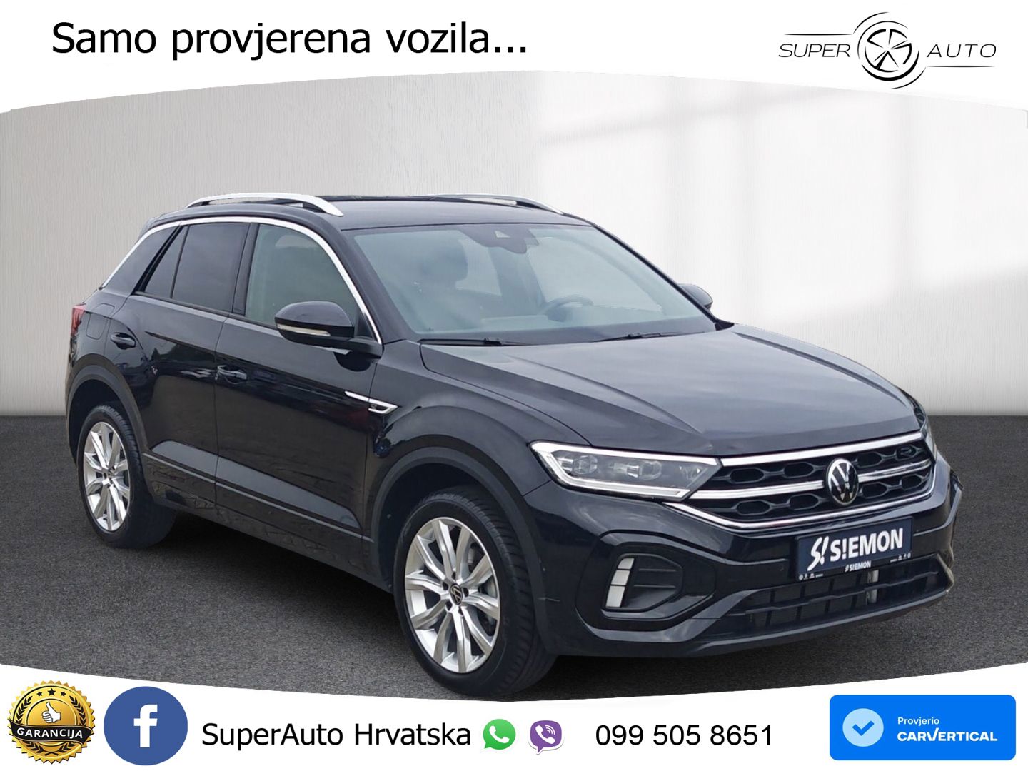 Volkswagen T-Roc 1.5 TSI (150 KS) DSG R-Line LED+GR SJED+ACC