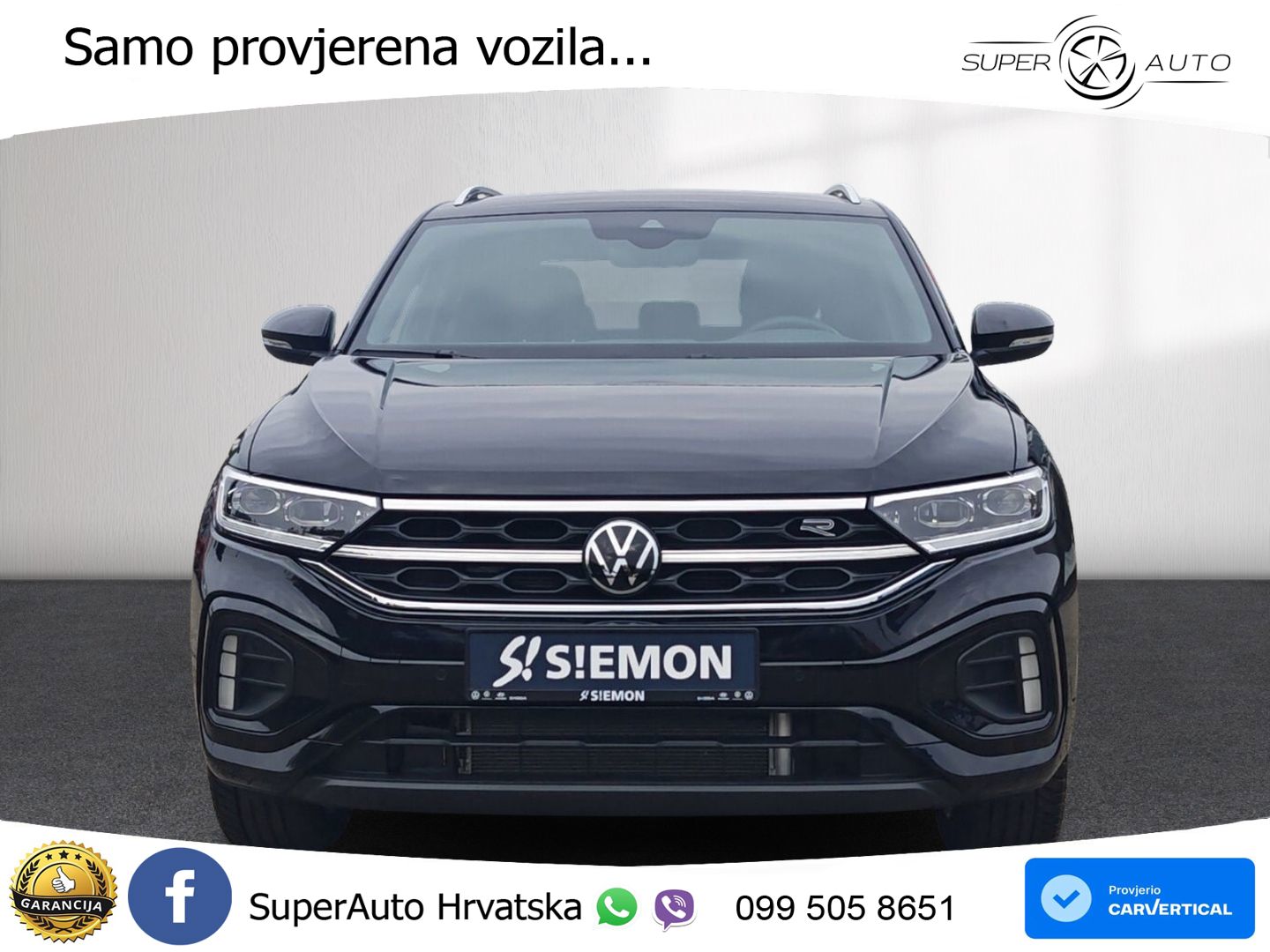Volkswagen T-Roc 1.5 TSI (150 KS) DSG R-Line LED+GR SJED+ACC