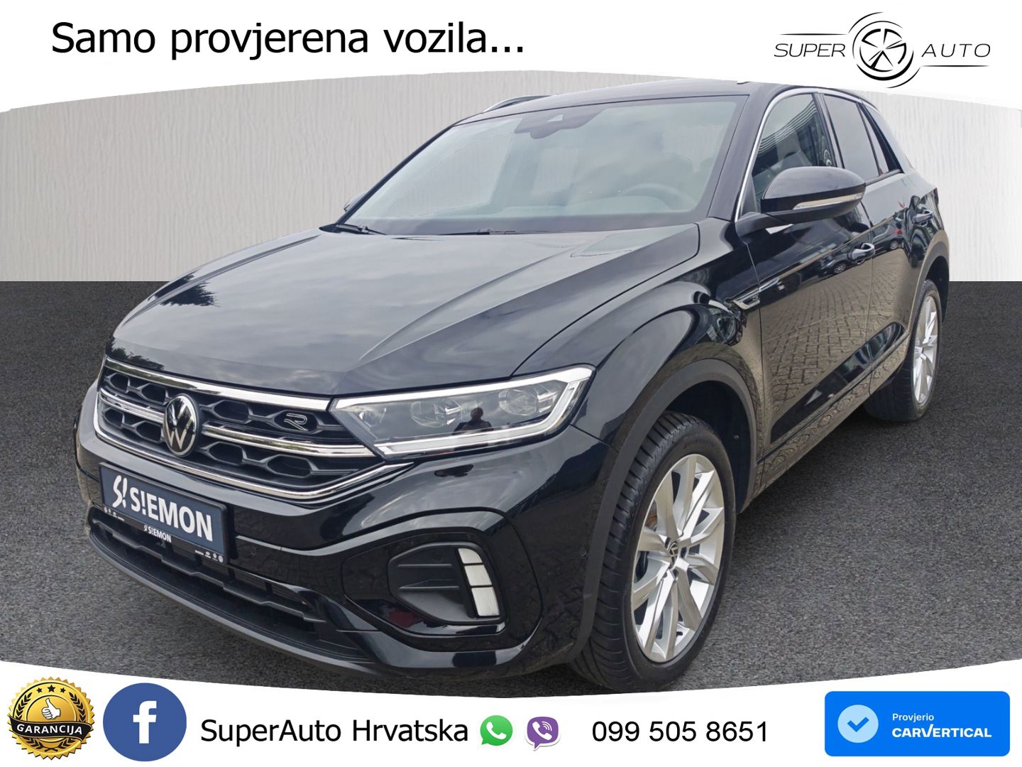 Volkswagen T-Roc 1.5 TSI (150 KS) DSG R-Line LED+GR SJED+ACC