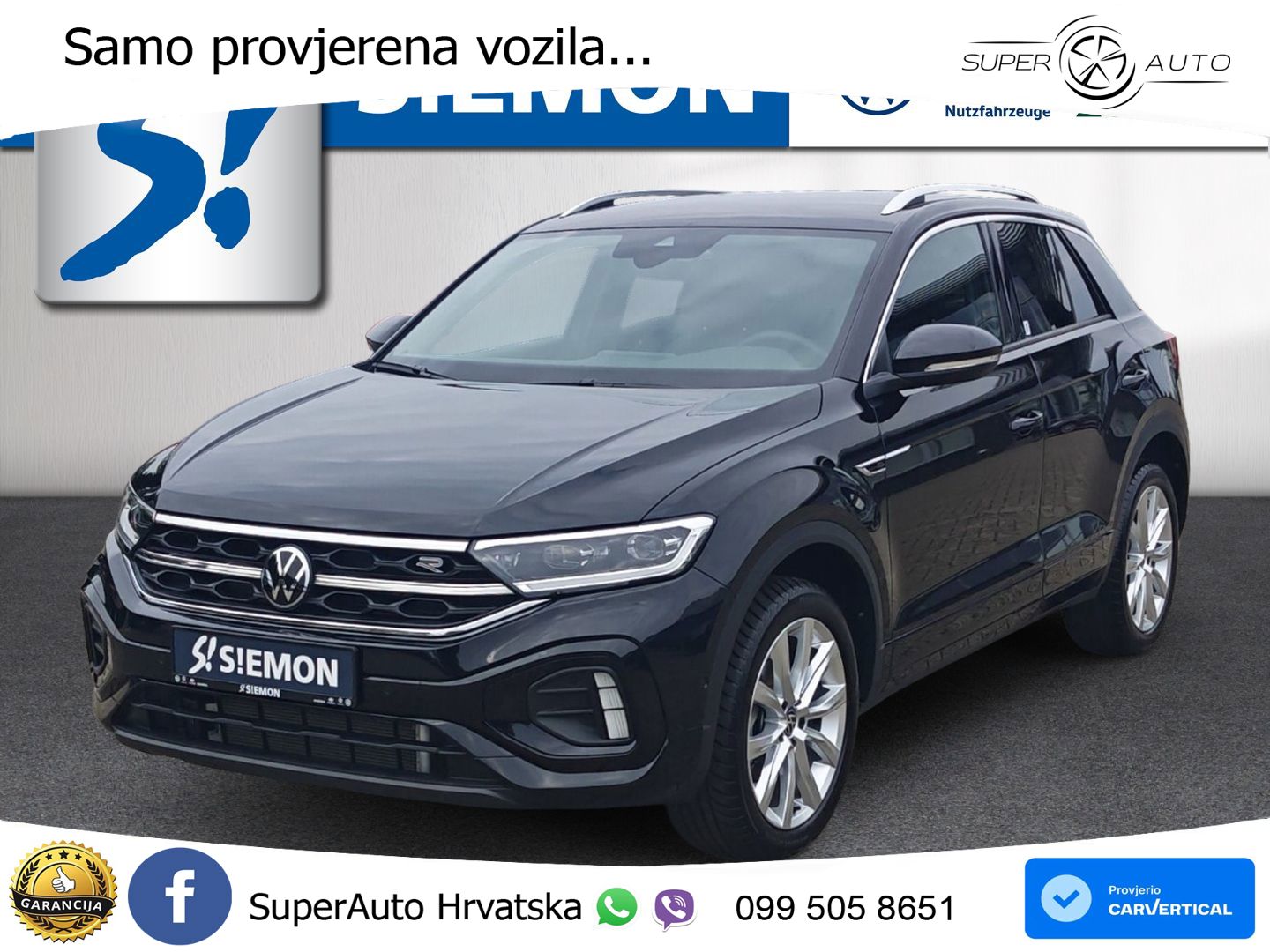 Volkswagen T-Roc 1.5 TSI (150 KS) DSG R-Line LED+GR SJED+ACC