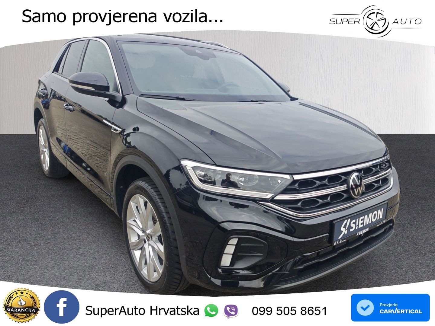 Volkswagen T-Roc 1.5 TSI (150 KS) DSG R-Line LED+GR SJED+ACC