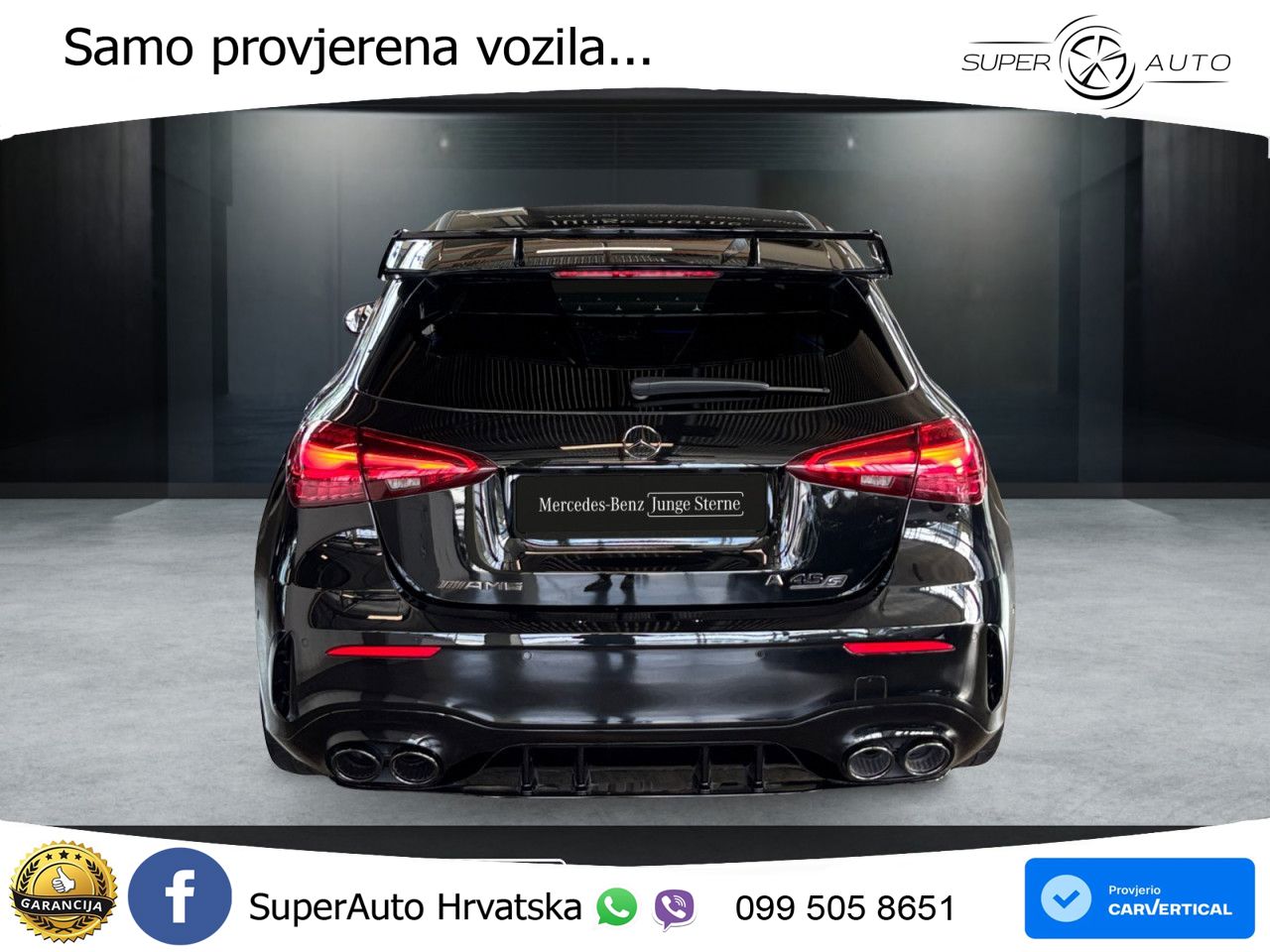 Mercedes-Benz AMG A 45 S 4MATIC+ AMG SPEEDSHIFT DCT 8G ACC+GR SJED+360+PANO