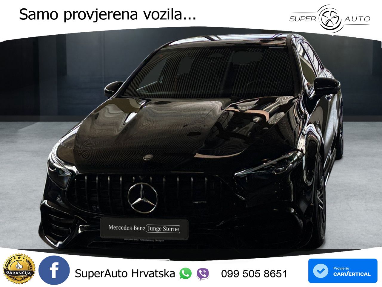 Mercedes-Benz AMG A 45 S 4MATIC+ AMG SPEEDSHIFT DCT 8G ACC+GR SJED+360+PANO