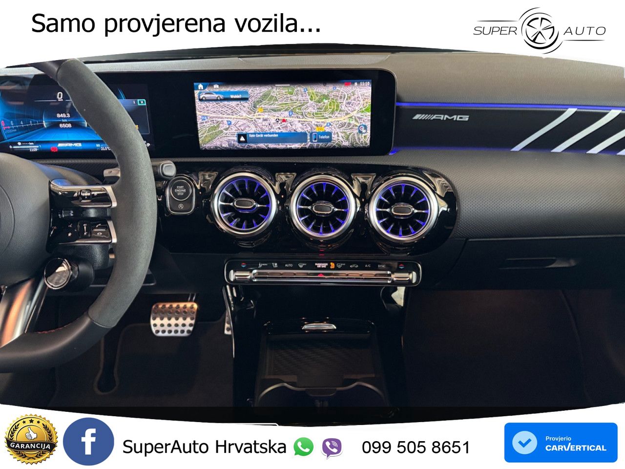 Mercedes-Benz AMG A 45 S 4MATIC+ AMG SPEEDSHIFT DCT 8G ACC+GR SJED+360+PANO