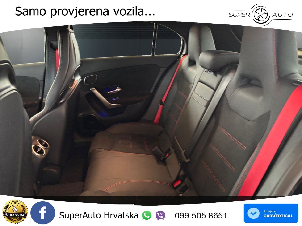 Mercedes-Benz AMG A 45 S 4MATIC+ AMG SPEEDSHIFT DCT 8G ACC+GR SJED+360+PANO