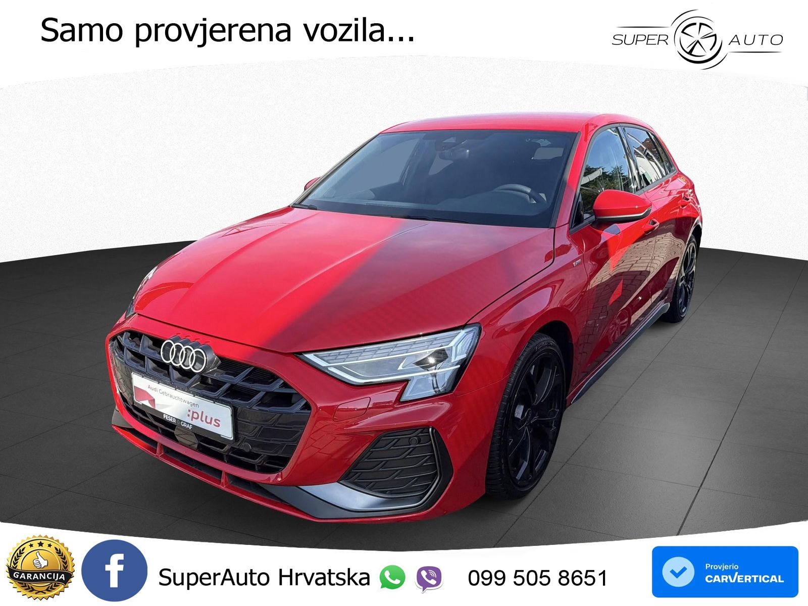 Audi A3 35 TFSI (150 KS) S tronic 2x S line LED+GR SJED+ACC