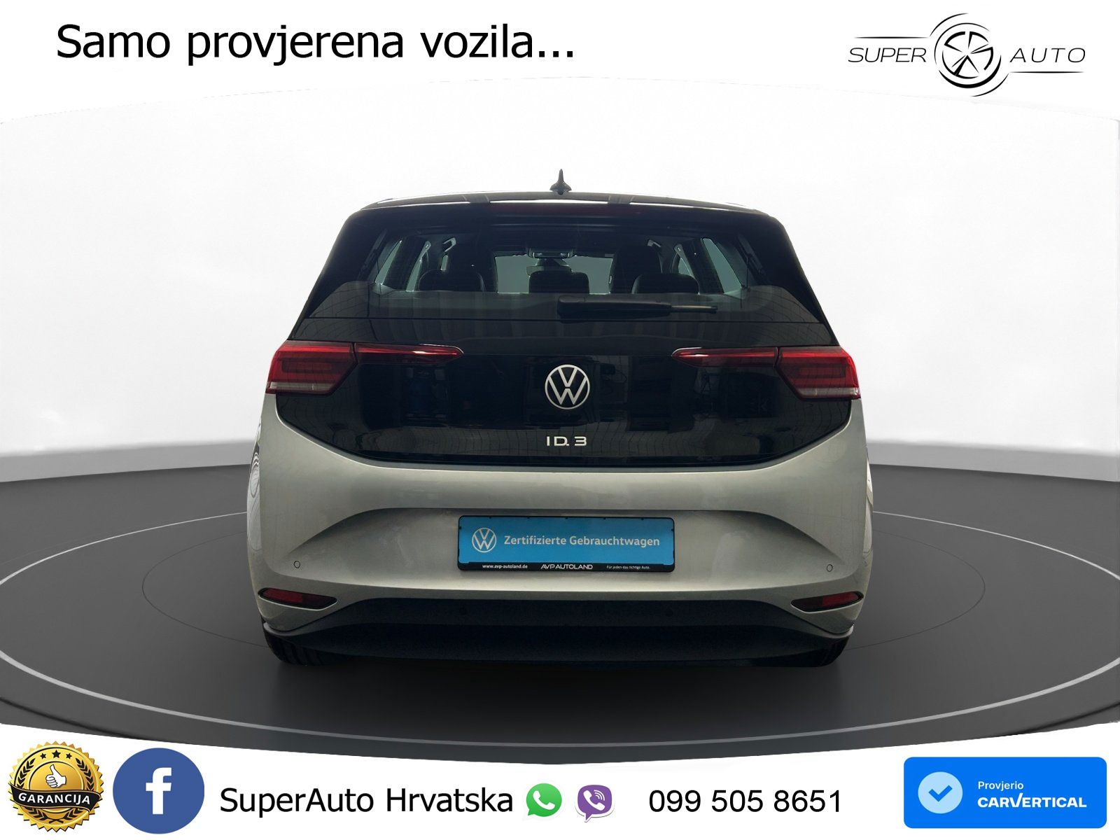 Volkswagen ID.3 Pro 62 kWh (204 KS) LED+GR SJED+ACC