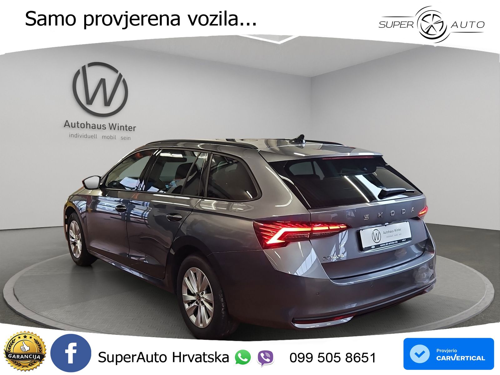 Škoda Octavia Combi 2.0 TDI (150 KS) DSG Selection LED+GR SJED+ACC
