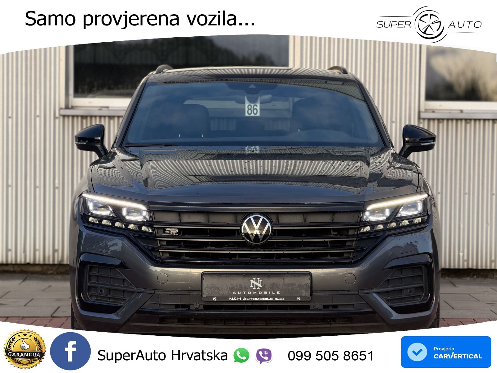 Volkswagen Touareg 3.0 V6 TDI (286 KS) 4MOTION Tiptronic R-Line ZRAČNI+ACC+4xGR SJED+KAM