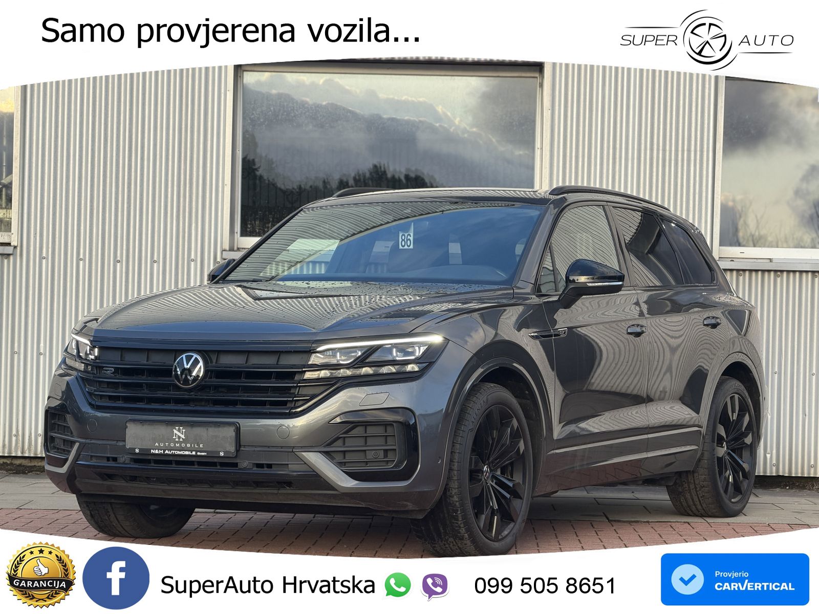 Volkswagen Touareg 3.0 V6 TDI (286 KS) 4MOTION Tiptronic R-Line ZRAČNI+ACC+4xGR SJED+KAM