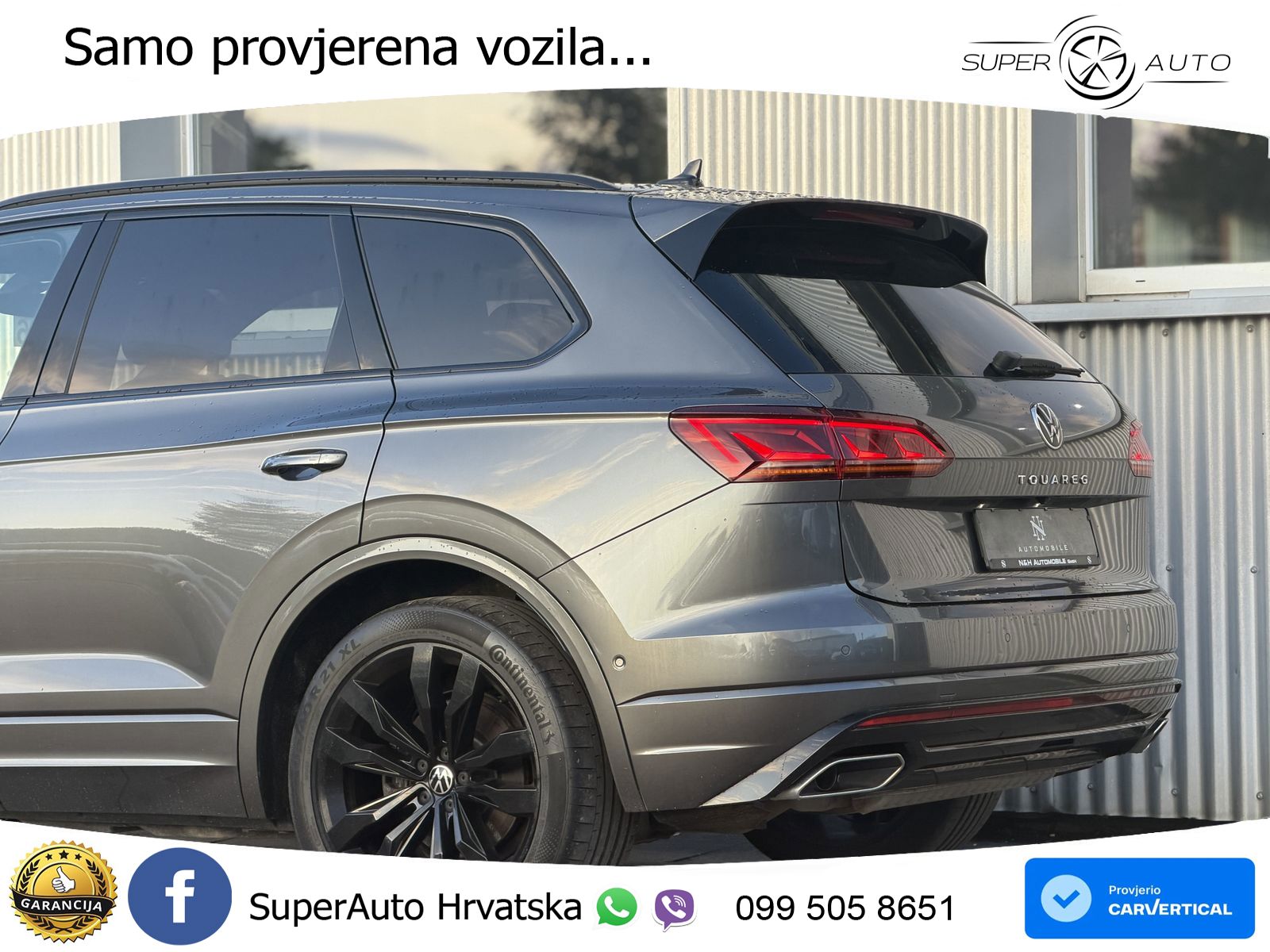 Volkswagen Touareg 3.0 V6 TDI (286 KS) 4MOTION Tiptronic R-Line ZRAČNI+ACC+4xGR SJED+KAM