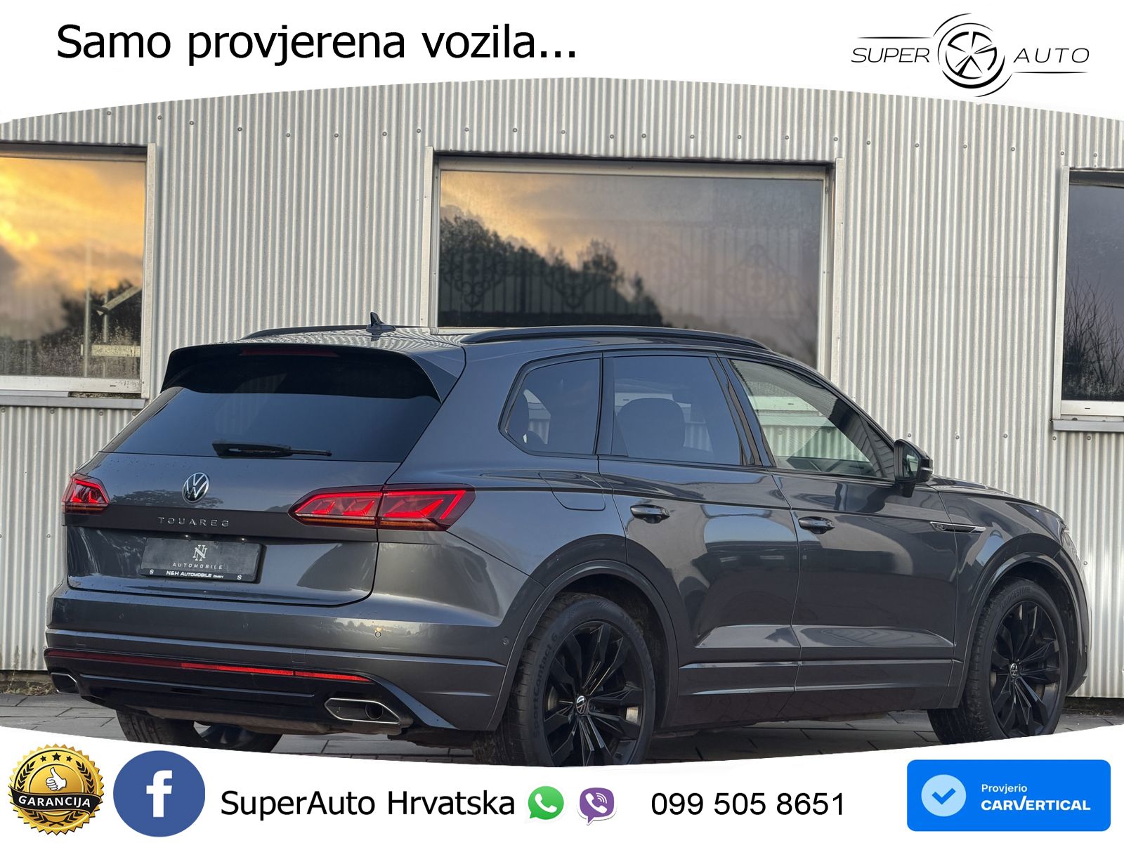 Volkswagen Touareg 3.0 V6 TDI (286 KS) 4MOTION Tiptronic R-Line ZRAČNI+ACC+4xGR SJED+KAM