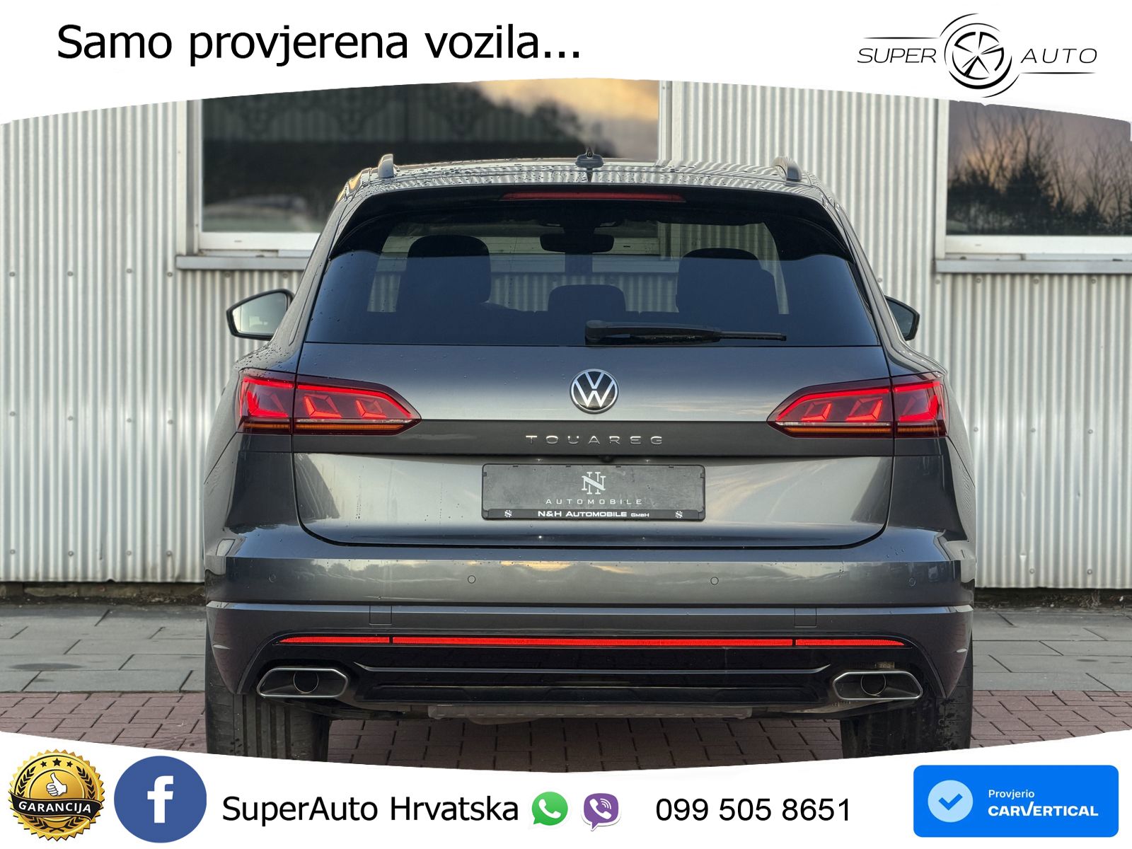 Volkswagen Touareg 3.0 V6 TDI (286 KS) 4MOTION Tiptronic R-Line ZRAČNI+ACC+4xGR SJED+KAM