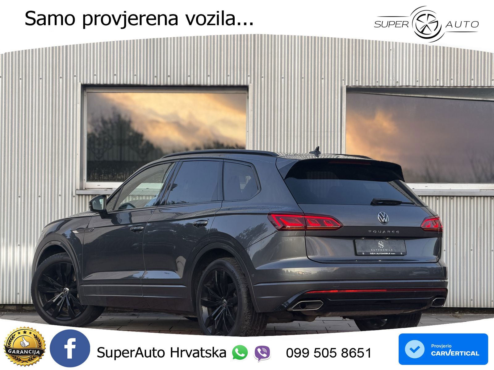 Volkswagen Touareg 3.0 V6 TDI (286 KS) 4MOTION Tiptronic R-Line ZRAČNI+ACC+4xGR SJED+KAM