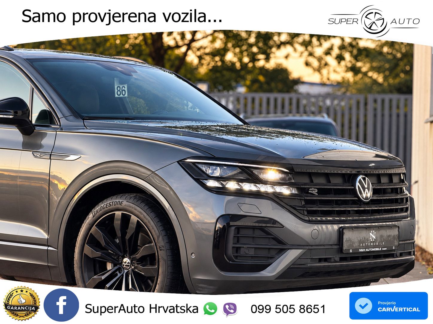 Volkswagen Touareg 3.0 V6 TDI (286 KS) 4MOTION Tiptronic R-Line ZRAČNI+ACC+4xGR SJED+KAM