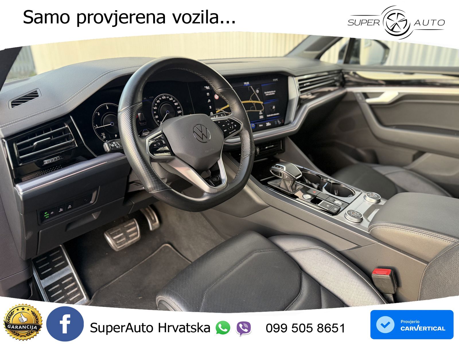 Volkswagen Touareg 3.0 V6 TDI (286 KS) 4MOTION Tiptronic R-Line ZRAČNI+ACC+4xGR SJED+KAM