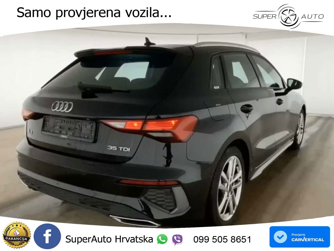 Audi A3 35 TDI (150 KS) S tronic S line