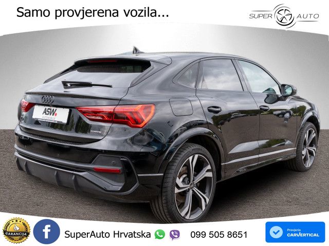 Audi Q3 Sportback 40 TFSI (190 KS) quattro S tronic S line LED+GR SJED+ACC