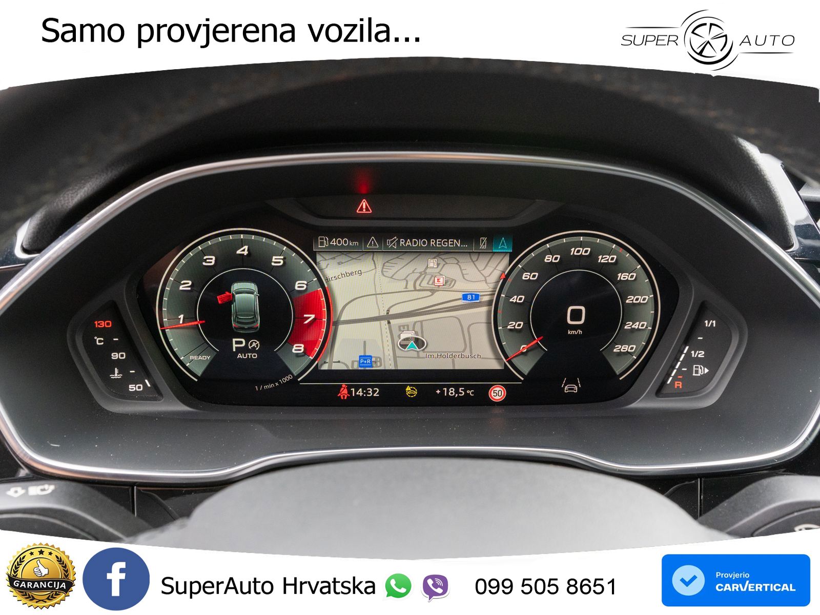 Audi Q3 Sportback 40 TFSI (190 KS) quattro S tronic S line LED+GR SJED+ACC