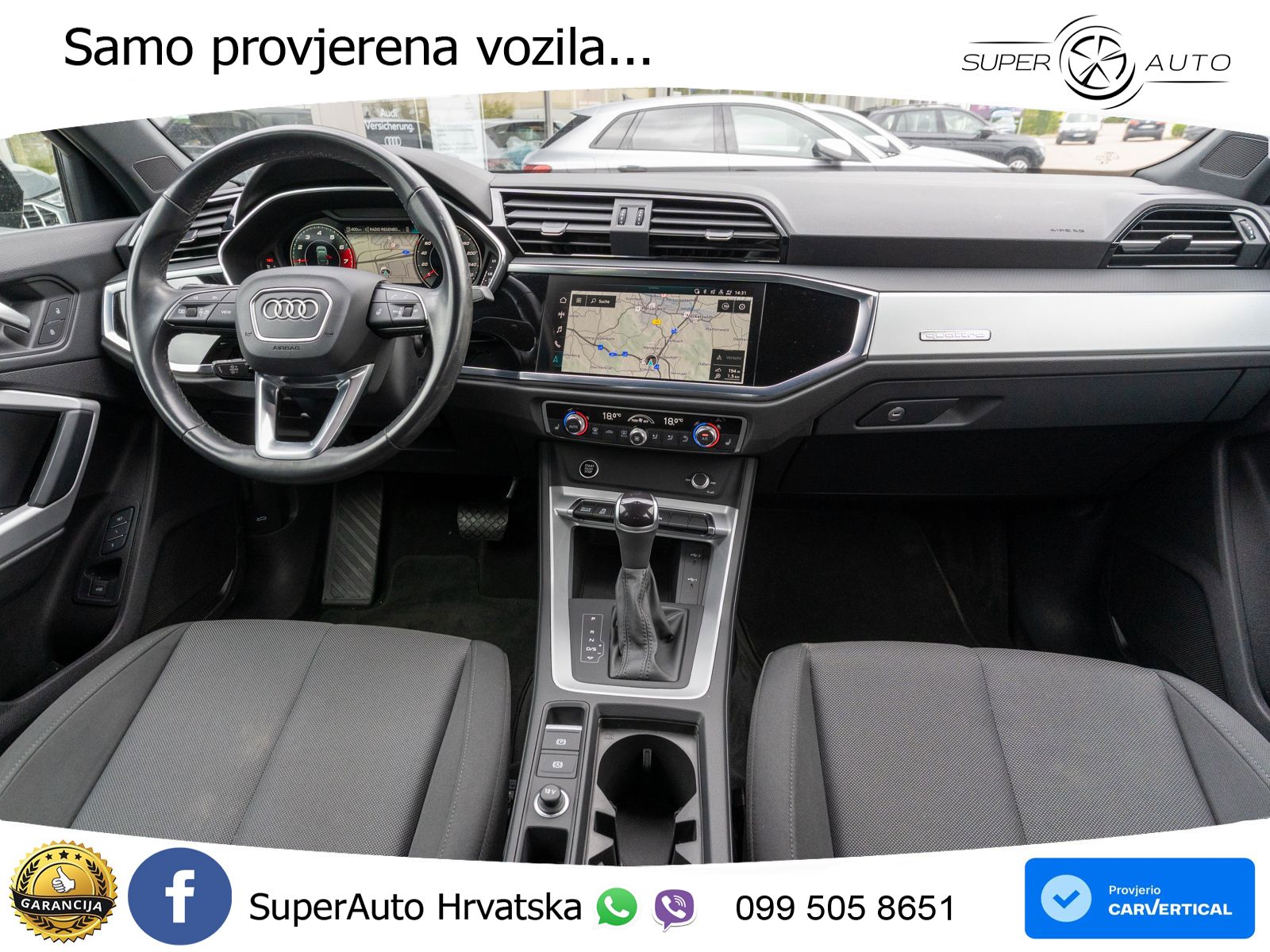 Audi Q3 Sportback 40 TFSI (190 KS) quattro S tronic S line LED+GR SJED+ACC