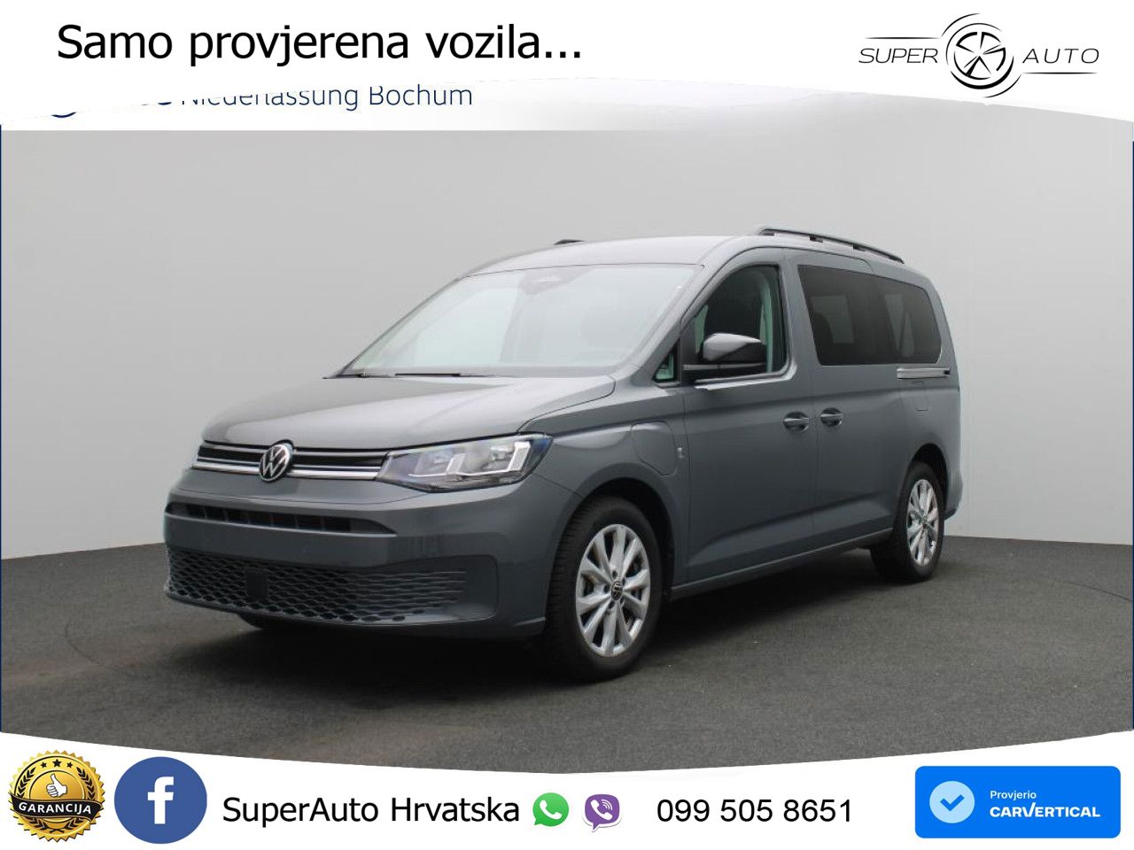 Volkswagen Caddy Maxi Life Navi Sitzhzg. 5 Jahre Euro6 ZV 116 KS