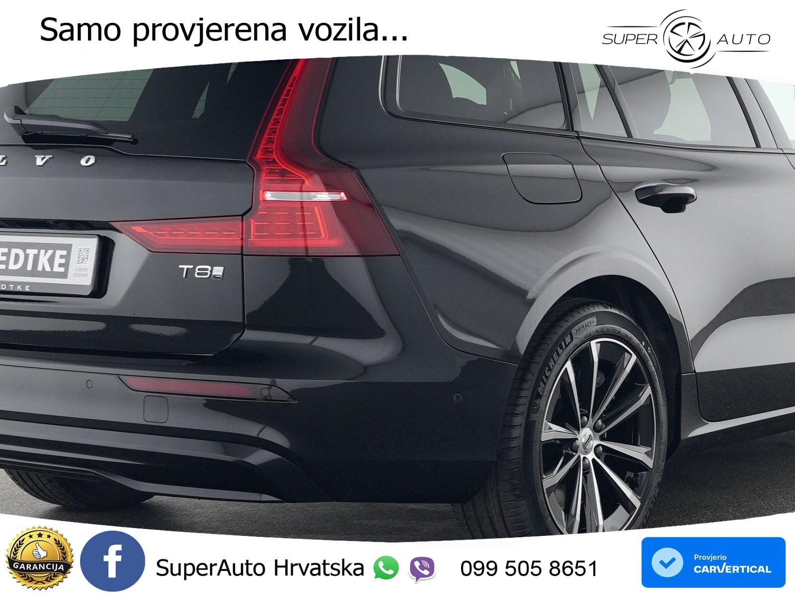 Volvo V60 2.0 T8 AWD Geartronic LED+GR SJED+ACC