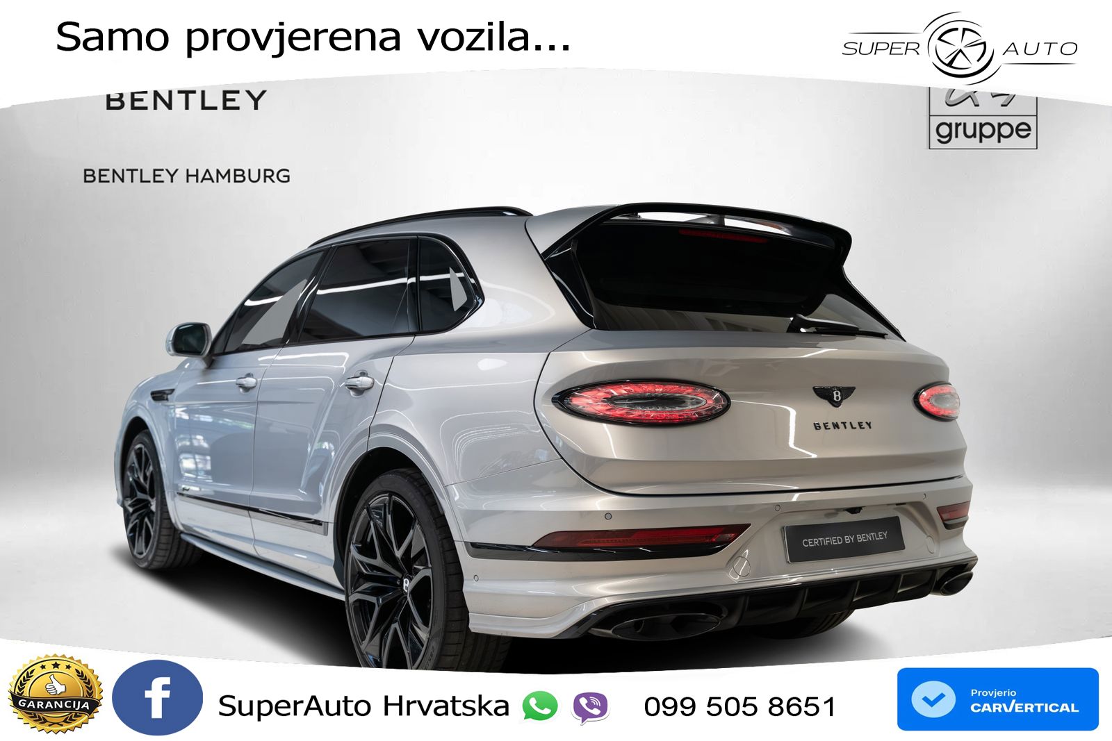 Bentley Bentayga Speed 4.0 V8 (650 KS) AWD Automatic LED+GR SJED+ACC