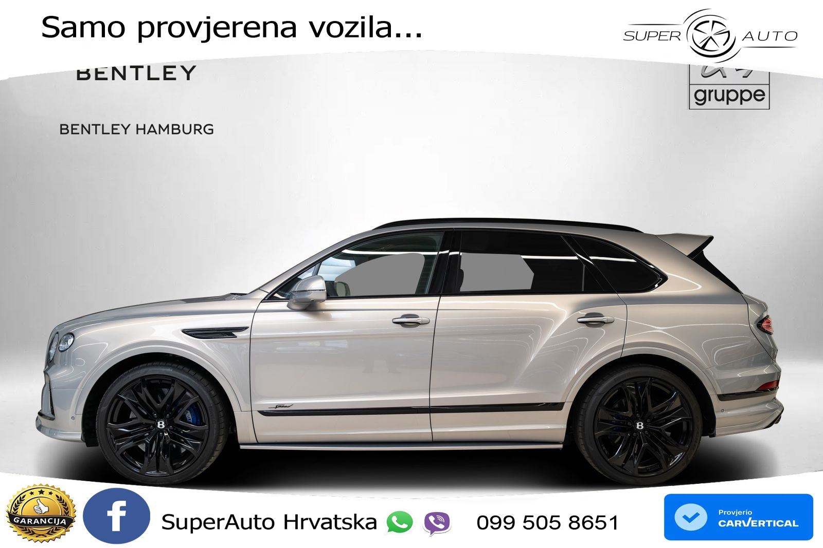 Bentley Bentayga Speed 4.0 V8 (650 KS) AWD Automatic LED+GR SJED+ACC