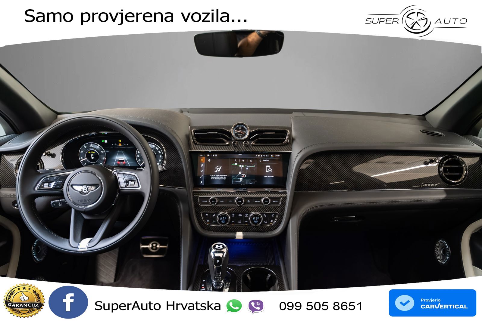 Bentley Bentayga Speed 4.0 V8 (650 KS) AWD Automatic LED+GR SJED+ACC