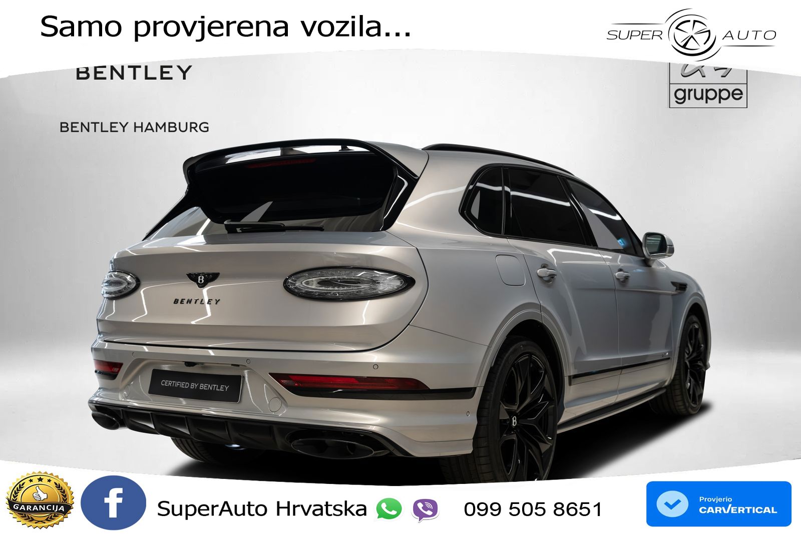 Bentley Bentayga Speed 4.0 V8 (650 KS) AWD Automatic LED+GR SJED+ACC