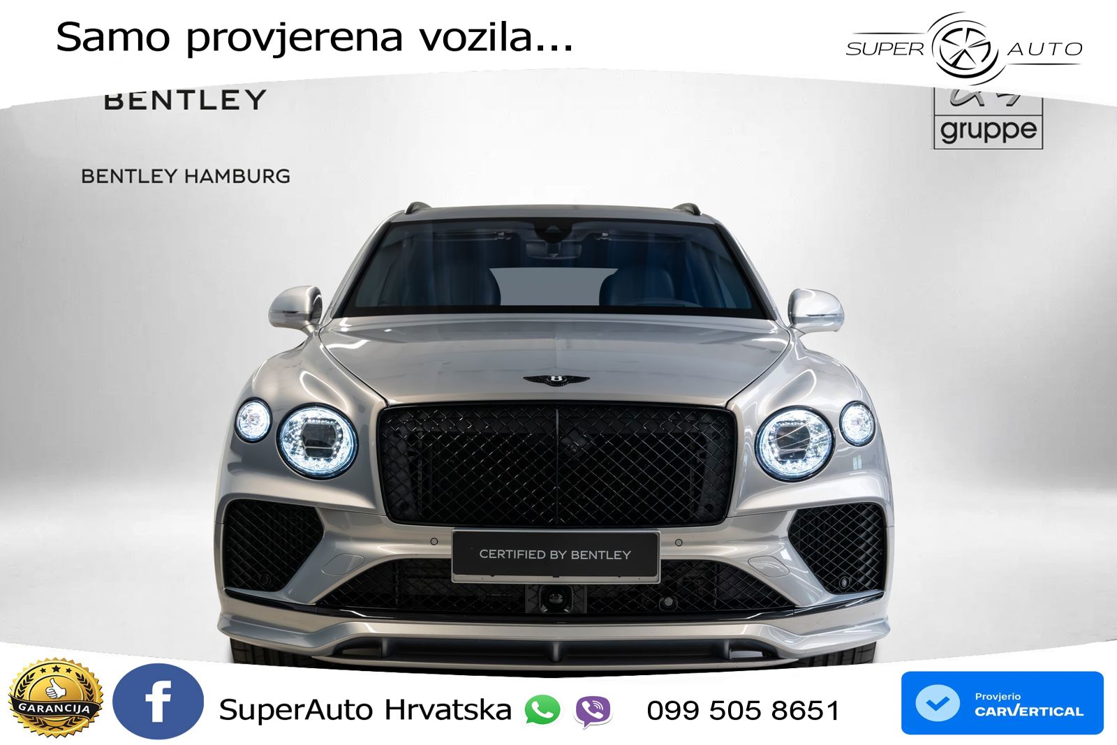 Bentley Bentayga Speed 4.0 V8 (650 KS) AWD Automatic LED+GR SJED+ACC