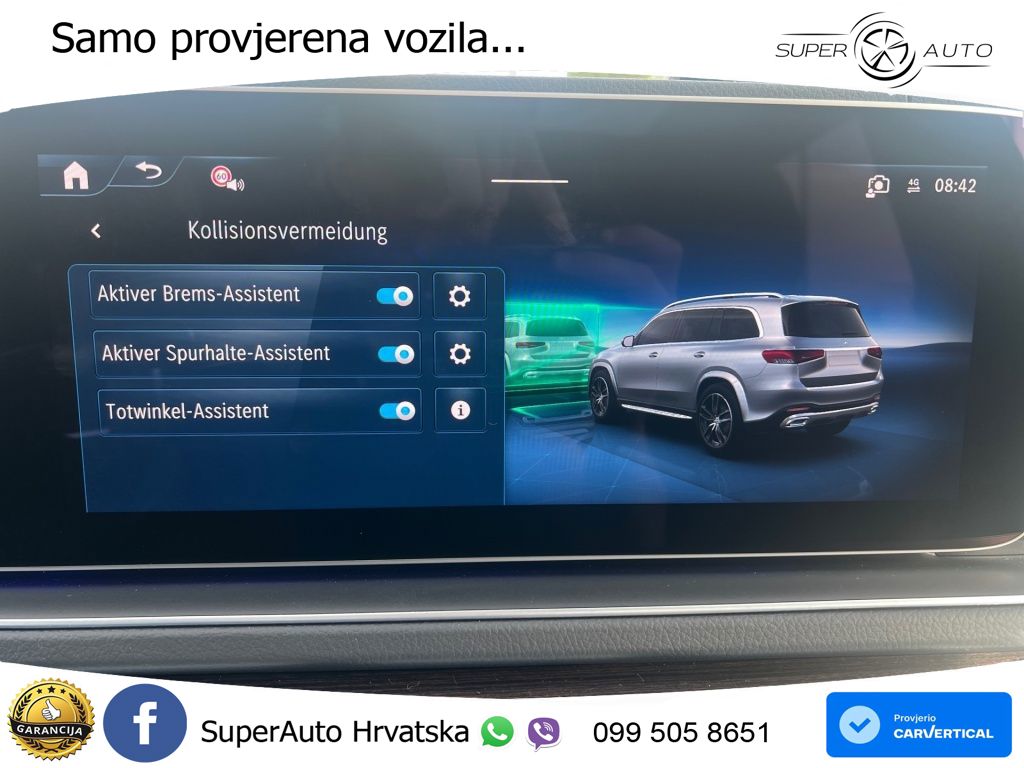 Mercedes-Benz GLS GLS 450d EQ Boost 4MATIC 9G-TRONIC AMG ZRAČNI+ACC+GR SJED+360+PANO