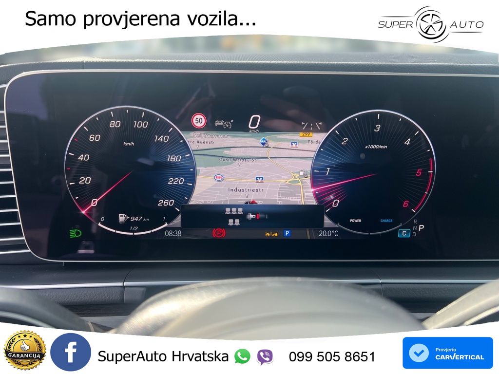 Mercedes-Benz GLS GLS 450d EQ Boost 4MATIC 9G-TRONIC AMG ZRAČNI+ACC+GR SJED+360+PANO
