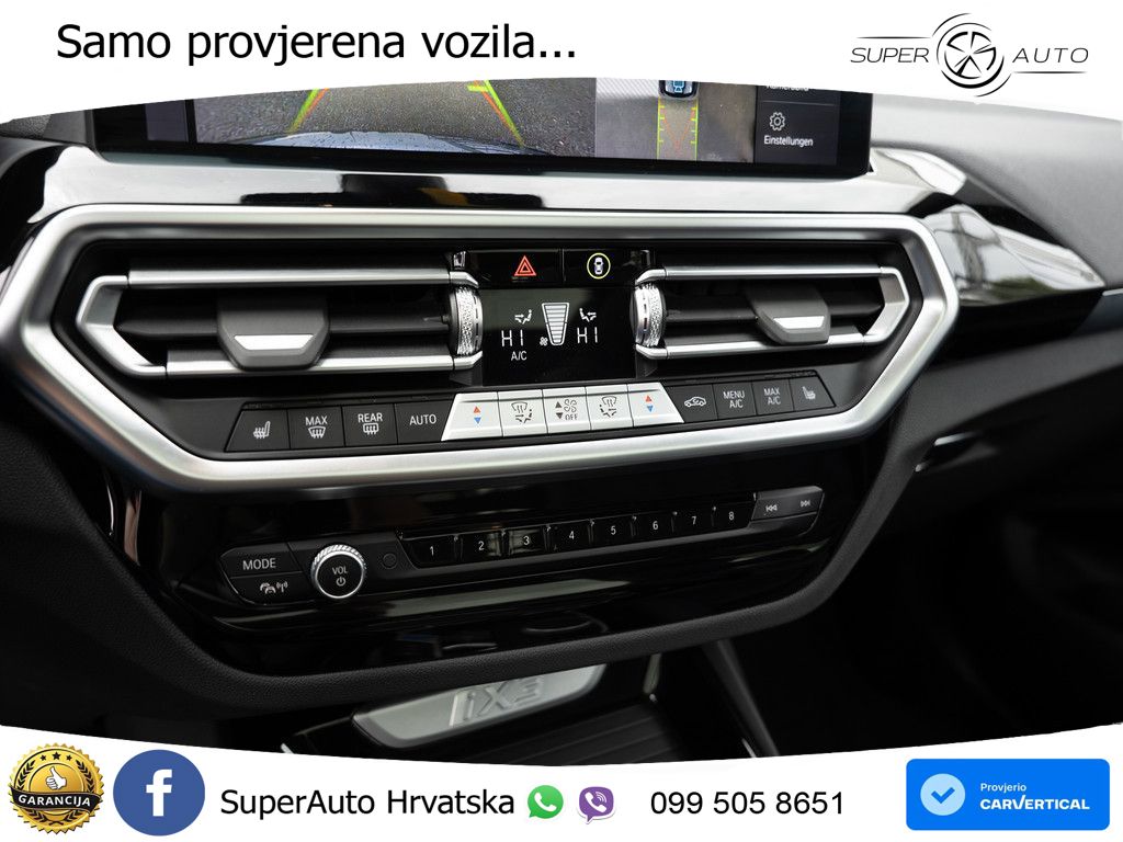 BMW iX3 80 kWh (286 KS) ACC+HEAD+GR SJED+360+PANO