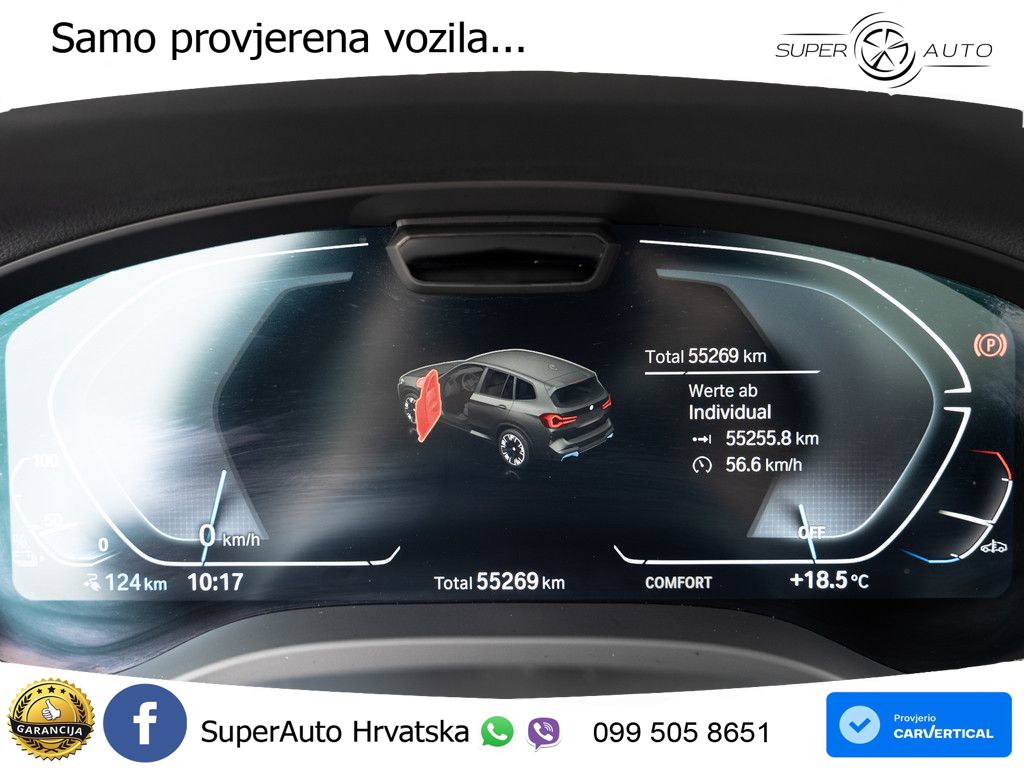 BMW iX3 80 kWh (286 KS) ACC+HEAD+GR SJED+360+PANO