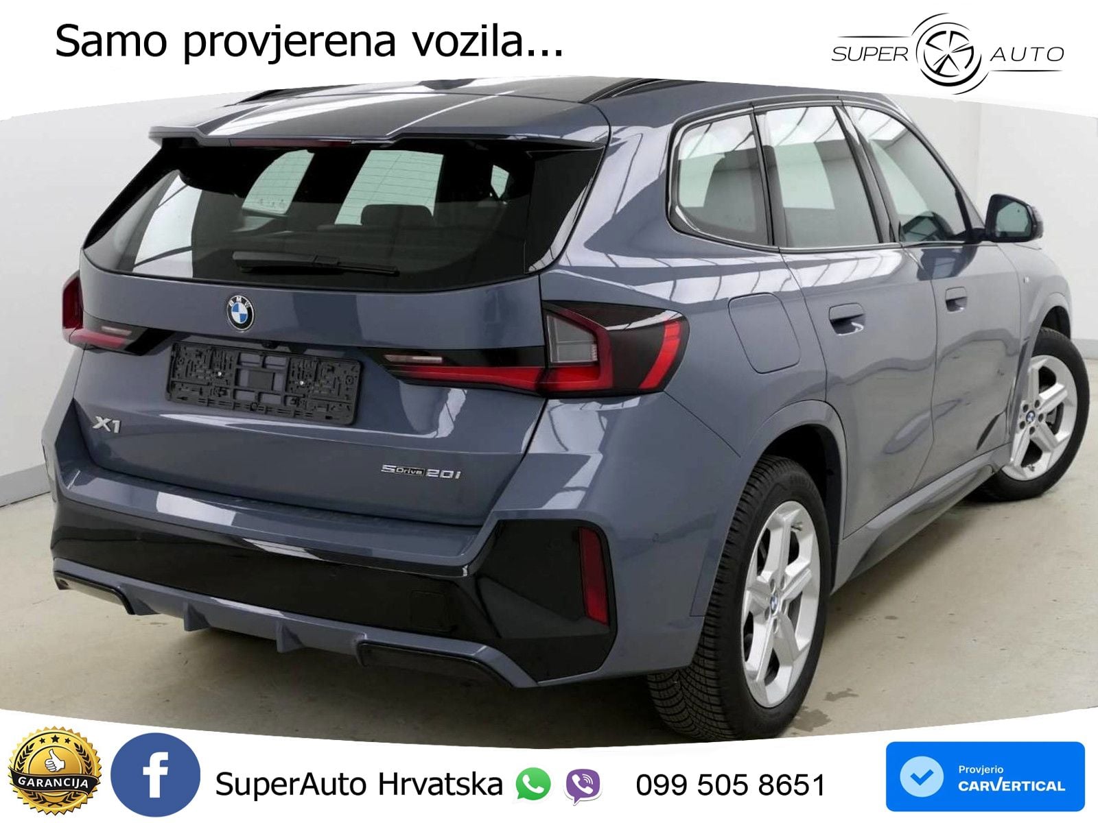 BMW X1 20i (170 KS) sDrive Steptronic M Sport LED+GR SJED+ACC